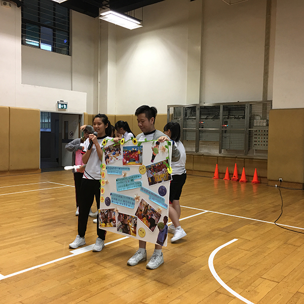 3本校參加交通安全嘉年華2016年10月30日比賽過後參賽學生回校向全級同學分享比賽經歷及傳播交通安全訊息s