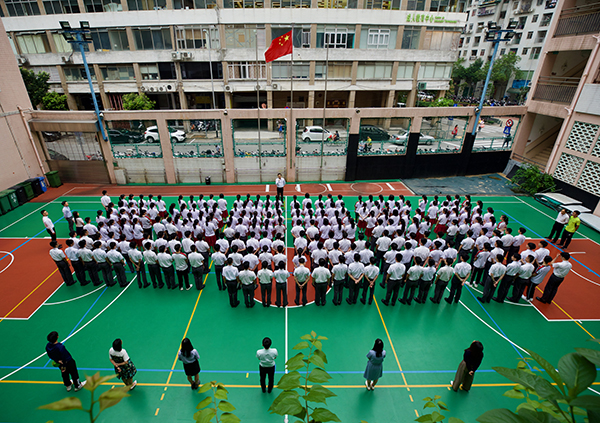 高一級升旗儀紀念五四運動百周年s